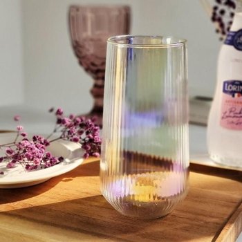 미우 오로라 립소 텀블러 470ml/머그/유리 커피잔