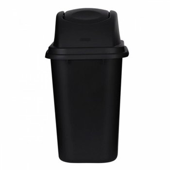 쓰레기통  휴지통 검정 카페 하부 30리터 L PP (43qEo)