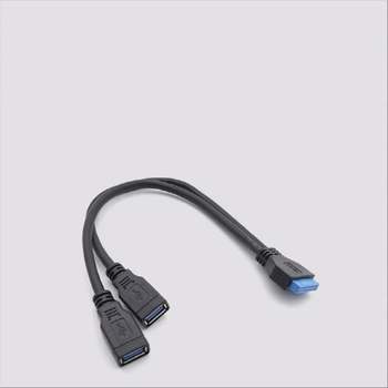 USB 포트 3.0 20P-USB 2P Y형 케이블 20cm 2Port AF