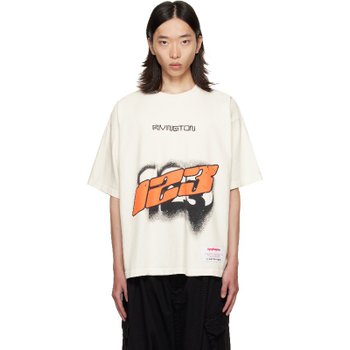 [해외] 리빙턴 르아 레비스 화이트 메타포 CVA 티셔츠 252268M213012