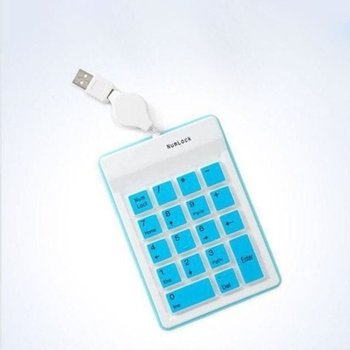 [VCMTGN7P]파랑 키보드 USB 자판 숫자 숫자키패드 텐키