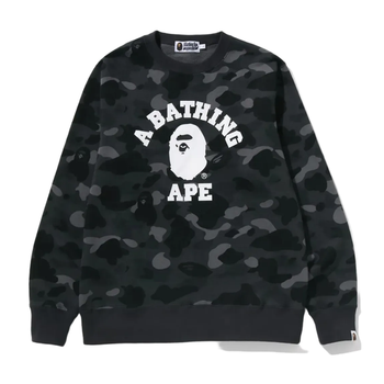 [해외] 베이프 긴팔티 COLOR CAMO COLLEGE CREWNECK SWEATSHIRT 1M30-113-008