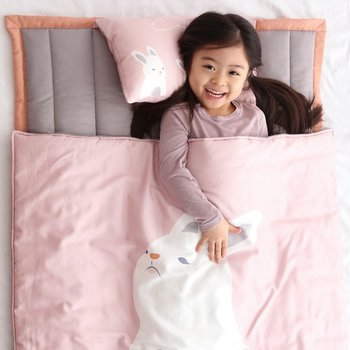 보웰 보니멀즈 클린모달 어린이집 낮잠이불 세트 솜포함 캐빗