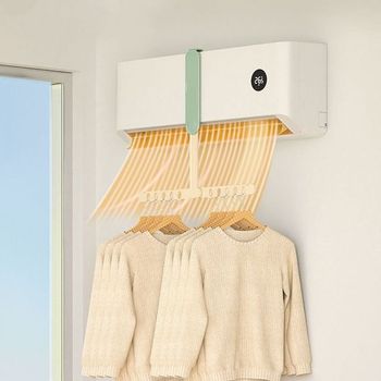 원룸건조대 휴대용 접이식 에어컨 건조대 여행용 옷 건조 랙 행거