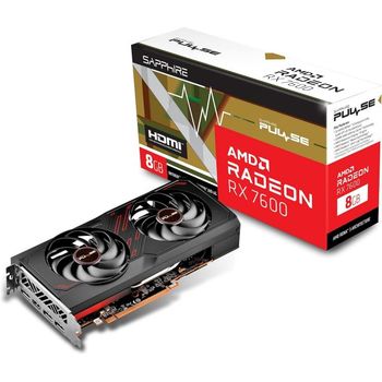 [해외] 영국 사파이어 그래픽카드 Sapphire 11324-01-20G Pulse AMD Radeon RX 7600 Gaming Graphics Ca