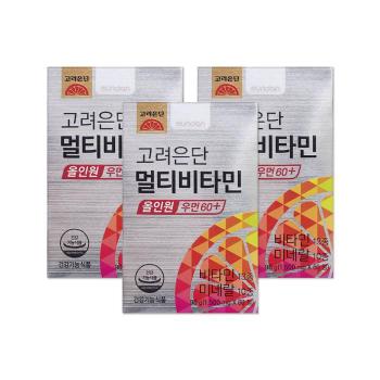 고려은단 멀티비타민 올인원 우먼 60+ 1500mg 60정 3개/mjc (S43408484)