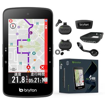 [해외] 브라이턴 Bryton Rider S800 속도, 케이던스, 심박 센서 포함 사이클