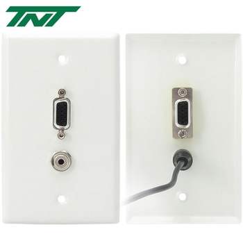 TNT QG99JO94 VGA(RGB)+STEREO 스테인리스 월 플레이트 NM-TNT1