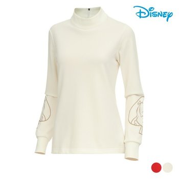 여성 앨리스 하프넥 골지 목폴라 기모 베이스 레이어 티셔츠 DN3LTS016