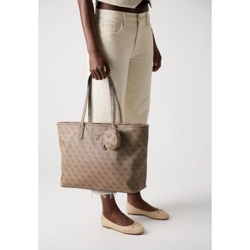 게스 POWER PLAY II LARGE TECH Tote bag latte 7488373