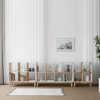 베이직가구 [하모니] AC2형 책장 세트 화이트투톤 2900