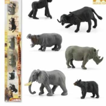 야생동물 BIG676A9 피규어 6종 버팔로피규어 동물장난감