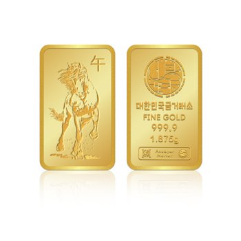 대한민국금거래소  적마 순금 골드바 1.875g