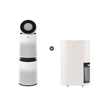 LG전자 공기청정기+제습기 AS285DWWC + DQ214MEGA
