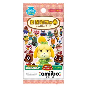 [해외] 도부츠노모리 amiibo 카드 제4탄 (1BOX 50팩 포함)