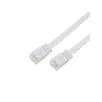 LANstar D[10860]UTP평면케이블, CAT.6 DIRECT 15M, WHITE(흰색)