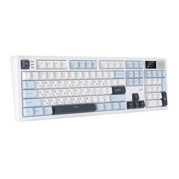 지클릭커 WK107 무선 기계식 화이트 마린 (제주바다, 37g)