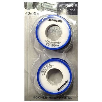 배관 틈새 밀폐 테프론 테이프 10m 방수 성능 좋음 사이의 미세한틈 메워주는 테프론테이프