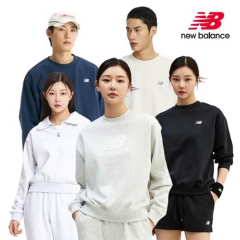 뉴발란스 매장판 100% 정품보장 FW 맨투맨 크루넥 인기모델 40종 한정수량 최대 50% OFF