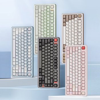 [해외] TickType Evo75 알루미늄 무선 기계식 키보드 PBT키켑 75%배열 QMK/VIA지원 전키 핫스왑