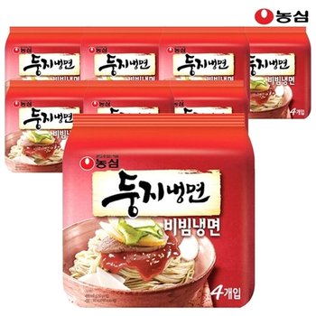 농심 둥지냉면 비빔냉면 162g x 32봉 1박스_