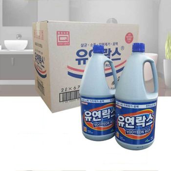 대용량의 경제적인 유연락스 쓰임새많은 다용도의 염소표백제 욕실청소 화장실청소 살균제