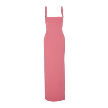 [해외] 26SS 솔러스런던 미디 원피스 OS31079 DARK ROSE Pink