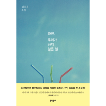 문학동네 과천 우리가 하지않은일