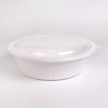 [TY] 갈비찜 해물찜 배달 포장 280파이 사출 원형 찜 용기+뚜껑 (대) 100세트