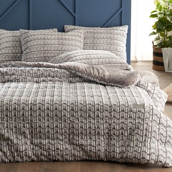 지베딩 니트 10mm 착번아웃 극세사 겨울 차렵 이불 풀세트 퀸(Q)