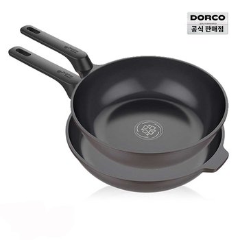 [도루코] 뉴캐스트 초콜릿 인덕션 IH 프라이팬2종세트(28+궁중28cm)