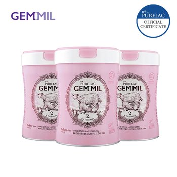 최고급 산양분유 젬밀 2단계 (6-12개월) 750g 3캔