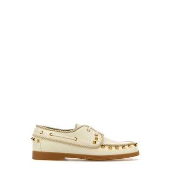 발렌티노 가라바니 록스터드 레이스업 플랫 슈즈 6W2S0LR5TKZ 098 TP935896