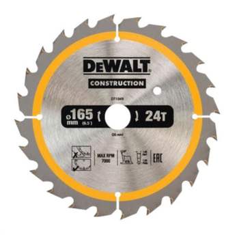 부품 원형톱 날 목공6 DCS391용 165mm 내경20mm 1.65T(두께)