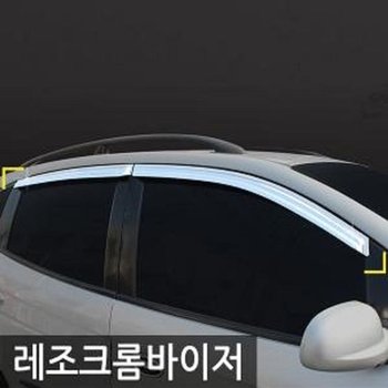 레조용 크롬윈도우바이저 창문 선바이저 썬바이져 크롬도어바이져 자동차선바이저