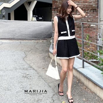 [MARIJIA] 모던 트위드 투피스 세트_MSTB21141