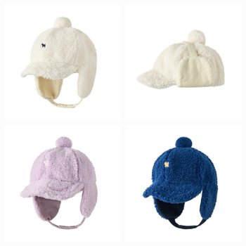 [25년겨울신상품]25C19-808-10(CR)BI덤블귀달이모자 (정상가75000)3컬러 택 1