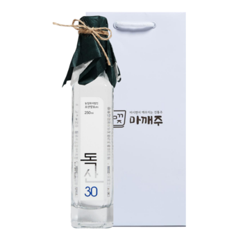 독산 소주 30도 250ml 증류주 오산양조 (쇼핑백 포함)