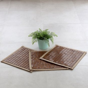 [리앤데코]탄화 메쉬마작방석 45x45cm 1+1