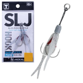 [해외] JACKALL 자칼 SLJ 후크 트윈 L사이즈 실버