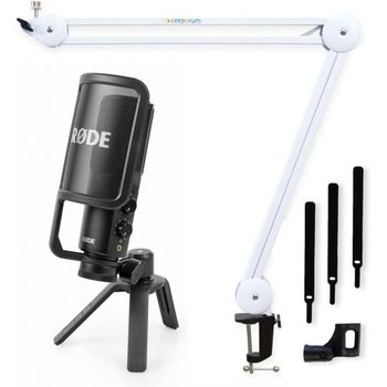 [해외] 독일 로데 마이크 방송용 Rode NT-USB USB Condenser Microphone Keepdrum MS138 Articulated Ar