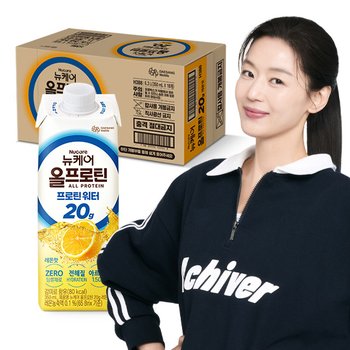 뉴케어 올프로틴 프로틴 워터 20g 350ml 레몬맛 (18팩)