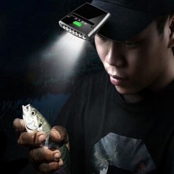 초경량LED QB40UT48 180도각도조절 션센서 자헤드클립 랜턴