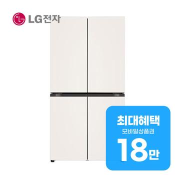 LG 디오스 AI 오브제컬렉션 냉장고 870L T876MEE012 렌탈 60개월 월 67800원