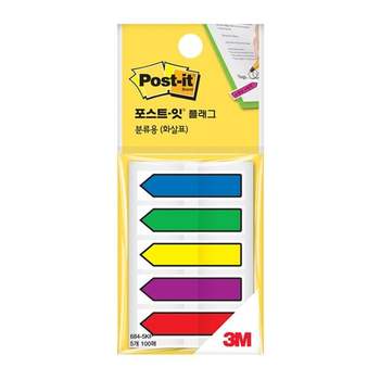 포스트잇 FJ58EH65 화살표 플래그 684-5KP 44x12mm