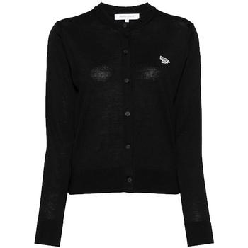 25SS 메종키츠네 베이비 폭스 패치 레귤러 가디건 블랙 MW00507KT1036P199