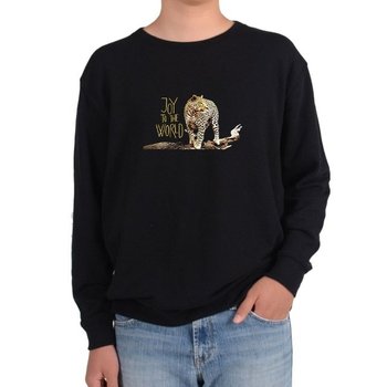 고품질 맨투맨 야생생활 표범 즐거움 정글그림 전색상 사이즈 커플티 남녀공용 (WFJD38L)