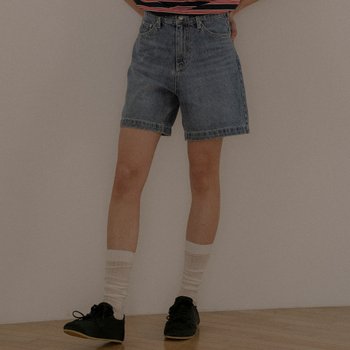 [신세계백화점]Slop washing denim short [KNSS04PT02]_Blue