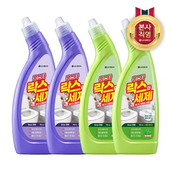 홈스타 락스와세제 750ml x 4개 (후로랄파인, 허벌시트러스 중 택1)