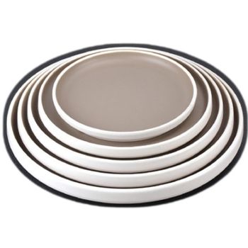 원형플레이트 반찬그릇 한정식 돌산 DS-31077